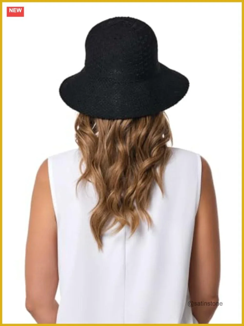 UPF 50+ Sun Protection Cloche Hat - Packable, Crushable, Moisture Wicking